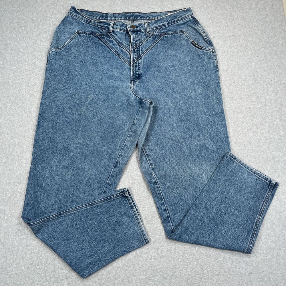 Rocky Mountain Jeans Womens 26W (39x35) High Rise Western Rockies Bareback USA